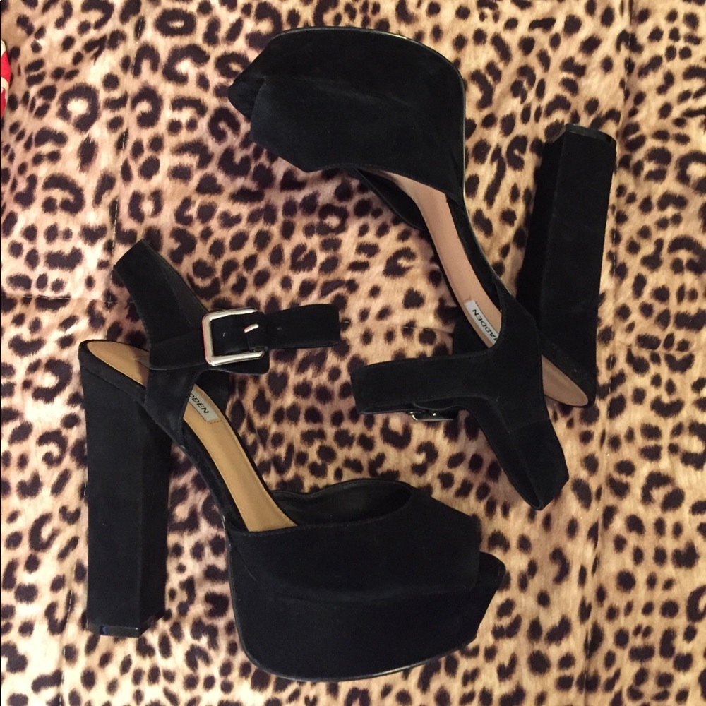 Steven Madden Platform Open Toe Heels